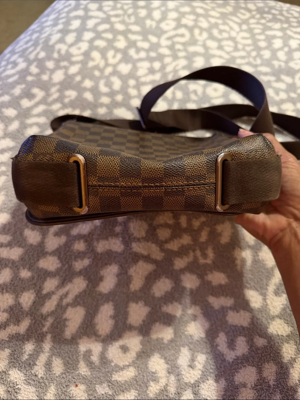 Louis Vuitton Brown Damier Ebene Canvas Messenger Bag